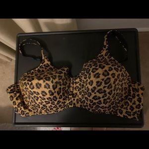 Leopard Print Bra Women’s Plus 50D